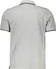 Herren Kurzarm-Poloshirt Grau mit Kontrastdetails und Produktbild-Vorschau 2