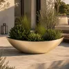 Große Pflanzschale oval 55 cm für draussen Dekoschale Produktbild-Vorschau 7