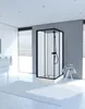 Komplettdusche 80×80×200 cm, Duschtasse, Gleittüren, 5 mm Produktbild-Vorschau 2