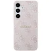 A pink hardcase phone cover with a repeating Guess logo pattern and a circular MagSafe charging area. Náhľad obrázku produktu