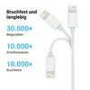 4x iPhone Lightning Ladekabel 1m – USB-A auf Lightning Produktbild-Vorschau 4