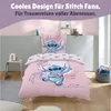A child's bedroom setting featuring Stitch-themed bedding. Produktbild-Vorschau