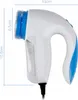 A white and blue electric fabric shaver with dimensions indicated. Podgląd zdjęcia produktu