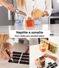 Lot de 4 - Deco Haus Pot en verre réutilisable avec Voir les images du produit 6