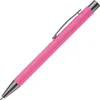 Kugelschreiber / aus Metall / mit Soft-Touch / Farbe: pink Produktbild-Vorschau 1