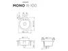 Schock Einbauspüle Mono R-100 U Magma Produktbild-Vorschau 3