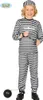 Costume da ladro a strisce bianche e nere per bambini per Anteprima dell’immagine prodotto 1