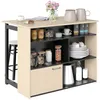 HOMCOM Bartisch mit Barhocker Set 3-TLG. Bartisch Set mit Produktbild-Vorschau 1