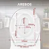 AREBOS WC sedadlo s integrovanou detskou sedačkou, systémom Náhľad obrázku produktu 10