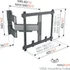 Vogel's Elite TVM5445 20° náklon a 180° otočení. Nástěnný Náhled obrázku produktu 1