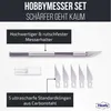 Skalpell +5 Ersatzklingen Bastelmesser Set Hobbymesser Produktbild-Vorschau 3