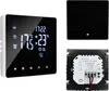 A digital thermostat and its back panel are shown against a white background. Produktbild-Vorschau