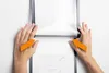 DURABLE Inforáme?ek DURAFRAME® WALLPAPER A3, st?íbrná, Náhled obrázku produktu 6