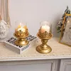 Kerzenständer 2er-Set Gold Metall Kerzenhalter Vintage für Produktbild-Vorschau 4