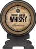 A wooden barrel with a label for blended scotch whisky. Produktbild-Vorschau