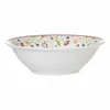 A white ceramic bowl with a floral pattern around the rim. Produktbild-Vorschau