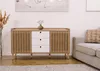 Sideboard HWC-M48, commode, porte coulissante compartiment Voir les images du produit 10