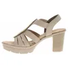 Rieker Damen Klassische Sandalen 67526-62 Farbe: Beige Produktbild-Vorschau 3