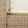 vidaXL Záhradná pohovka 5-miestna s vankúšmi Béžová Poly Náhľad obrázku produktu 7