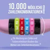 Apollo Fahrradschloss mit Zahlen für Kinder, 10x650 mm, Produktbild-Vorschau 3
