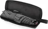 A black umbrella folded and placed inside its black protective case. Anteprima dell’immagine prodotto