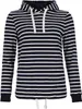modAS Damen Kapuzenshirt Langarmshirt gestreift - Produktbild-Vorschau 1