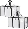 2 Pack Clear Clothes Storage Bags Water Resistant Thickened Produktbild-Vorschau 1