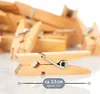COM-FOUR® 120x Mini-Wäscheklammer aus Lotusholz, kleine Produktbild-Vorschau 7