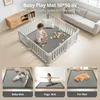 Caveen Baby Spielmatte 127x127cm 3cm Dicke Krabbelmatte Produktbild-Vorschau 8