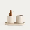 HOMLA MELKARO Keramik-Spender, beige, 9 x 15,6 cm Produktbild-Vorschau 4