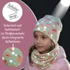 Kinder Reflektor Mütze & Loop - Flamingo Jersey Stoff innen Produktbild-Vorschau 2