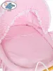 Retro Victoria Moseskorb - Weiße + rosa Bettwäsche mit Produktbild-Vorschau 2