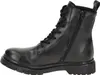 A black leather boot shown from the side against a white background. Produktbild-Vorschau