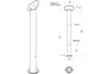 UNITRAILER feste Stütze 150 kg, Rohr 48 mm, Höhe 600 mm, Produktbild-Vorschau 2