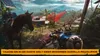 A first-person perspective of a game scene with a horse and a weapon. Produktbild-Vorschau