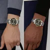 Herren Uhr Edelstahl Uhren Herren wasserdichte Analog Quarz Produktbild-Vorschau 3