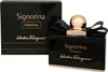 A black perfume bottle and its packaging are displayed against a white background. Produktbild-Vorschau