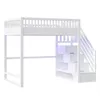 Flieks Etagenbett 140x200cm mit Stauraumtreppe, Kinderbett Produktbild-Vorschau 8