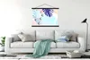 MuchoWow® Textilposter Sommer - Laub - Blau 150x100 cm mit Produktbild-Vorschau 3