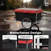 Wiltec rimorchio per biciclette 135x60x58 cm fino a 65 kg, Anteprima dell’immagine prodotto 5