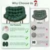 Coussin pour fauteuil à bascule d'extérieur, coussin Voir les images du produit 8