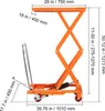 SucceBuy Hydraulický zdvíhací vozík s nosnosťou 330 libier, Náhľad obrázku produktu 8