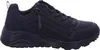 A single black Skechers sports shoe shown from the side. Voir les images du produit