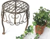 DanDiBo Blumenhocker Metall Braun Rund 25 cm Blumenständer Produktbild-Vorschau 1