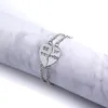 2 Stücke Beste Freunde Herz Joint Muster Armbänder Armreif Produktbild-Vorschau 2