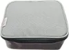 A closed gray fabric case with a zipper closure. Produktbild-Vorschau