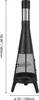 VEVOR Gartenkamin, φ508x1495 mm Terrassenofen, Kegelkamin Produktbild-Vorschau 8