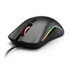 A black gaming mouse with RGB lighting on a white background. Produktbild-Vorschau