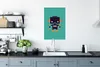 MuchoWow® Poster Roboter - Gesicht - Antenne - Blau - Produktbild-Vorschau 3