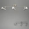 LED Deckenleuchte Spotleuchte 3xGU10 schwenkbar 3000K 12W Produktbild-Vorschau 6